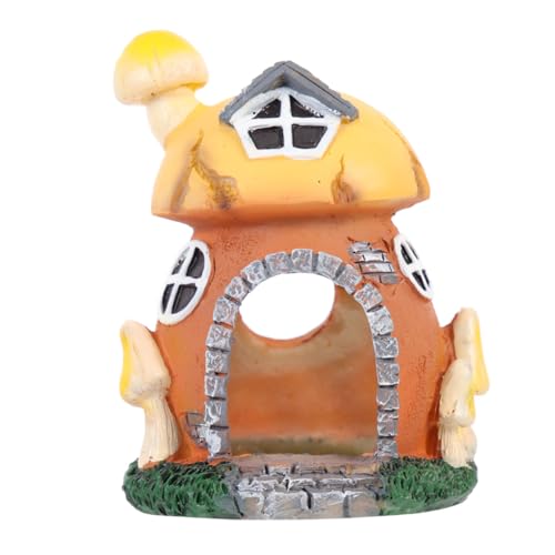 BUGUUYO Aquarium Fisch Tank Ornament Mushroom House Aquarium Dekoration Versteck Für Fische Und Garnelen Im Aquarium Große Pilz Dekoration Für Fischbecken Ideales Aquarium Zubehör Für EIN Ambiente von BUGUUYO