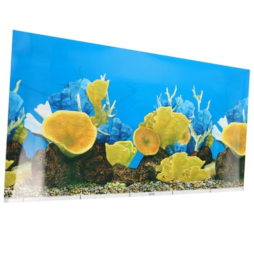 BUGUUYO Aquarium Hintergrundpapier Schildkröte Aufkleber Für Fischbecken Schüssel Schwarzer Hintergrund des Aquariums Aquariumzubehör Deckel Schwamm Anlage Panzer Wasser Bausatz Luft von BUGUUYO