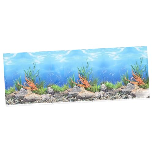 BUGUUYO Deko Aquarium Aquarium-hintergrundpapiermalerei Unterwasserwelt Aquarium Kulisse Aquarium-hintergrundaufkleber Aquarium Hintergrund Aquariumdekoration Angewandt Eine Armatur Aquarium Haftet von BUGUUYO