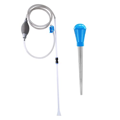 BUGUUYO Aquarium Wasserwechsler Set Siphon Reiniger Für Aquarien Aquarium Reinigungswerkzeug Mit Langer Dü Wasserwechsler Für Fischbecken Kies Und Schmutzabsauger von BUGUUYO