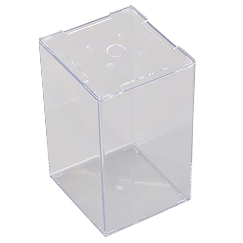 BUGUUYO Betta-Aquarium Randloses Aquariumbecken Zuchtbox Für Stapelbares Aquarium Fischglas-zubehör Desktop- Aquarium Stapelbarer Würfeltank Mini- Aquarium Acryl Kleine Fischkiste Miniatur von BUGUUYO