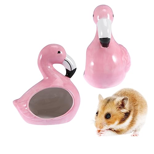 BUGUUYO Coole Hamsterhäuser Hamstersand Hamsterkühlhaus Hamsterzubehör Hamster Aus Keramik Keramikkäfig Hamsterkäfige Hamster-sommerhaus Tierkäfig Chinchilla Hamsterbad Badesand Niedlich von BUGUUYO