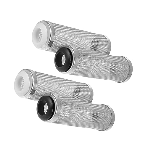 BUGUUYO Edelstahl Aquarium Filter Austauschbare Tankfilter Mit Abdeckungen Für 12mm Einlass Professionelles Set Und Für Optimale Wasserqualität von BUGUUYO