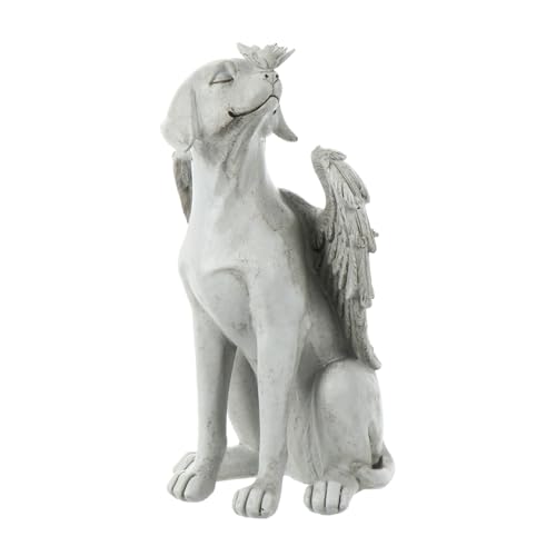 BUGUUYO Outdoor-Garten Hund Memorial Engel Statue Hund Memorial Engel Pet Memorial Steine ​​Engel Hund Figur von BUGUUYO