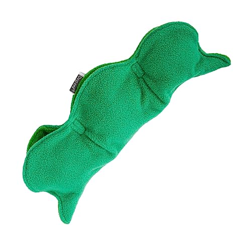 BUGUUYO Erbsenschnüffelspielzeug Spielzeughund Haustier Welpen Laufstall Hundenapf Interactive Dog Toys interaktives Kauspielzeug für Hunde Plüsch-Kauspielzeug Polarfleece Green von BUGUUYO