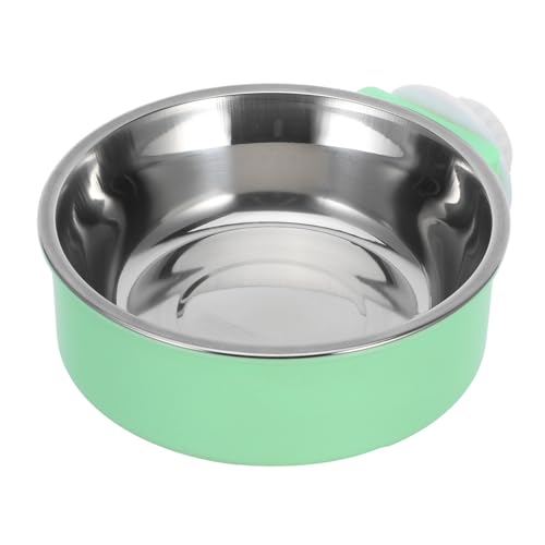 BUGUUYO Futterautomat für Haustiere Hundehütte erhöhte Futternäpfe für Katzen Hundepuzzle Hundenäpfe Spaniel pet Supplies Dog Food Bowl hundesofa Vogelkäfige Haustiernapf Hundefutter Green von BUGUUYO