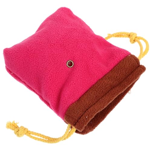 BUGUUYO Hamster-Aufbewahrungstasche Transportbox Für Hamster Hamsterträger Haustiertasche Rattenträger Hamster-reisetransporter Handtasche Einkaufstasche Hamstertragetasche Rosy von BUGUUYO