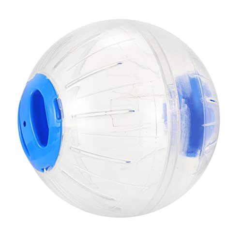 BUGUUYO Hamster Laufball Babyspielzeug Transparenter Hamsterball Katzenspielzeug Haustierräder Schwimmbad Leckerliball Für Meerschweinchen Hamster Running Wheel Hamster Joggen Plastik Blue von BUGUUYO