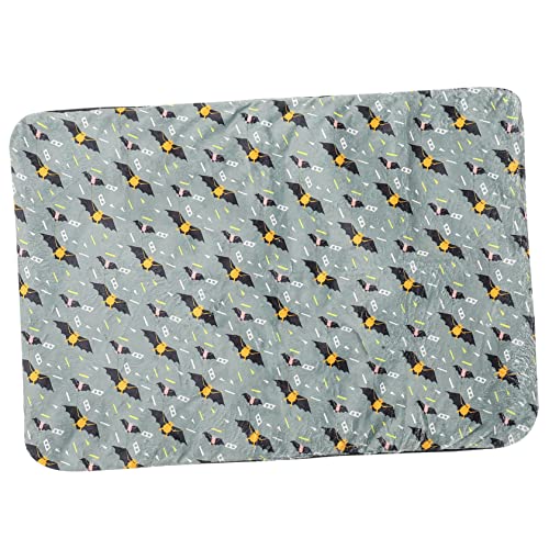 BUGUUYO Haustier-Halloween-Matte beheiztes katzenbett praktische Heizmatte hundedecke Matte pet Heating pad Hunde thermodecke Bettmatte für Haustiere rutschfestes Katzenbett Stoff Grey von BUGUUYO