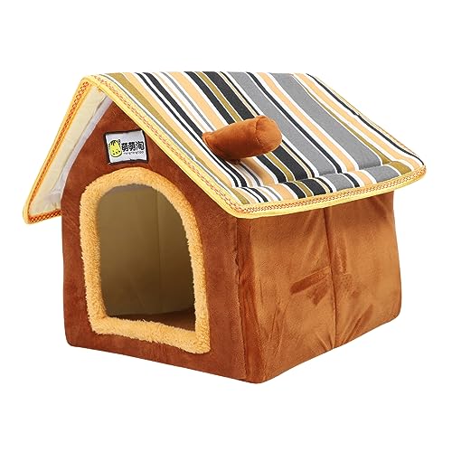 BUGUUYO Haustier Hundebett Abnehmbares Haustiernest Abnehmbares Nest Welpenhaus Haustierbett Hundebetten Katzenbetten Herausnehmbares Katzennest Bett Katzennest Heimtierbedarf von BUGUUYO