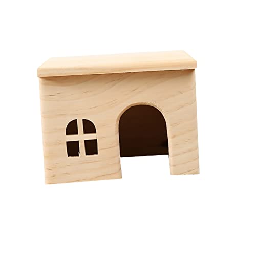 BUGUUYO Luxuriöses Hamsterhaus Aus Holz Umweltfreundliches Versteck Für Haustiere Exquisite Handwerkskunst Dauerhafte Qualität von BUGUUYO