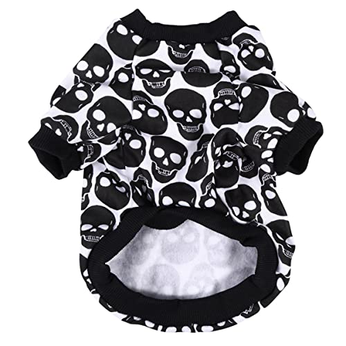 BUGUUYO Haustier-Pullover Pullover-Shirt Hunde-Sweatshirt Hund-Overall-Shirt Hundehalloween-Shirt Pullover Decke Hoodie Hundepullover Haustier-Body Kätzchen Hündchen Reine Baumwolle von BUGUUYO