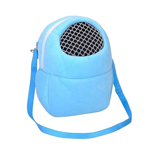 BUGUUYO Haustier-Tragerucksack Sugar Glider Bonding Pouch Zubehör für Hasenkäfige kleine Haustierhöhle Hamsterträger pet Backpack pet Tasche Haustierbedarf Transportbox für Haustiere Blue von BUGUUYO