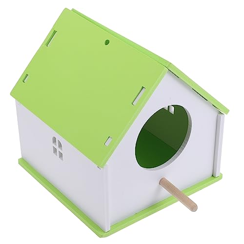 BUGUUYO Haustier Vogel Käfig Nest Papagei Feeder Nest Box Vogelhaus Robust PVC Kompakte Stilvolle Nesting Lebensraum von BUGUUYO