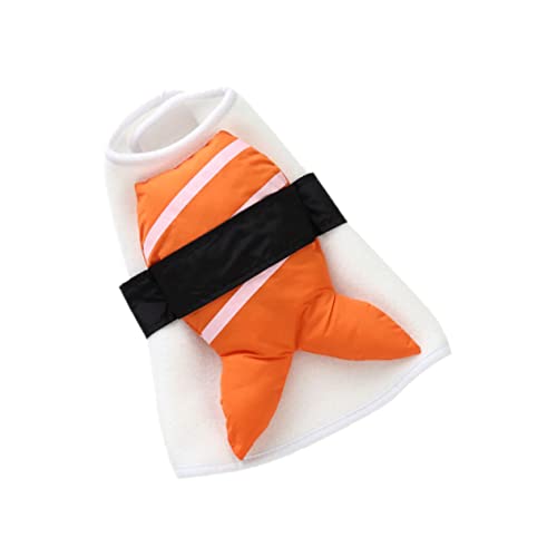 BUGUUYO Kostüme für Hunde Hunde-Sushi Halloween-Kostüm für Haustiere Haustier-Party Cosplay Welpen-Hundekleidung von BUGUUYO