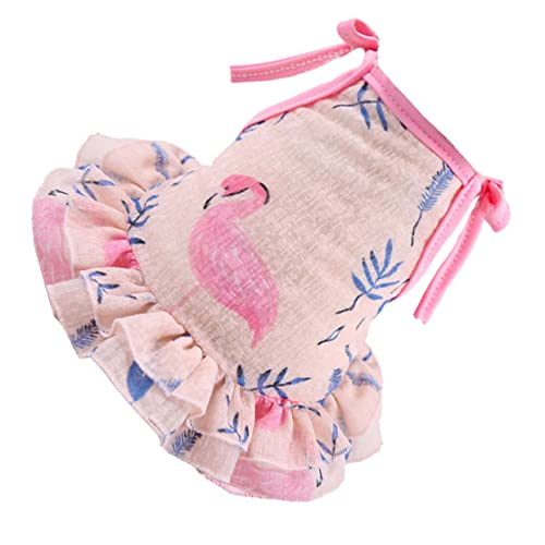 BUGUUYO Haustierbedarf Hundekleid Hawaii-Kleid Niedlich rosa Outfits hawaiianisches Kostüm Welpe Dog Costume hundekostüme für Hunde Dog Clothes hundebekleidung Katze Hawaiikleid Katzenrock von BUGUUYO