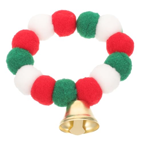 BUGUUYO Haustierhalsband für Hunde Quietschspielzeug für Hunde Lamm Leckereien für Welpen Kragen Weihnachtshalsbänder für Welpen Weihnachten Welpenhalsband Katzenhalsband Plüsch von BUGUUYO