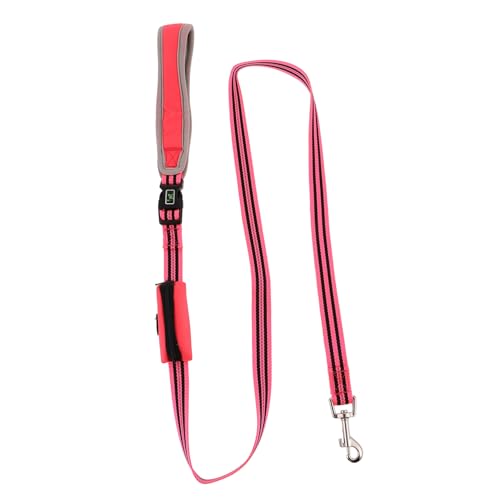 BUGUUYO Hundeleine Mit üllbeutel Multifunktionale Trainingsleine Für Hunde Strapazierfähiges Zugseil Pink Ideal Für Und Hundetraining Langlebig Und Sicher von BUGUUYO