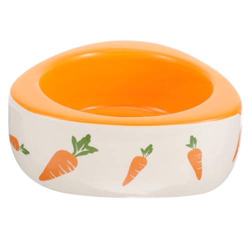 BUGUUYO Haustiernapf pet Bowl keramikschale Keramik Futternapf Meerschweinchen Schüssel Meerschweinchen Futternapf meerschweinchen Gerichte Futternapf für Hamster Wasserschale Rattenfutter von BUGUUYO