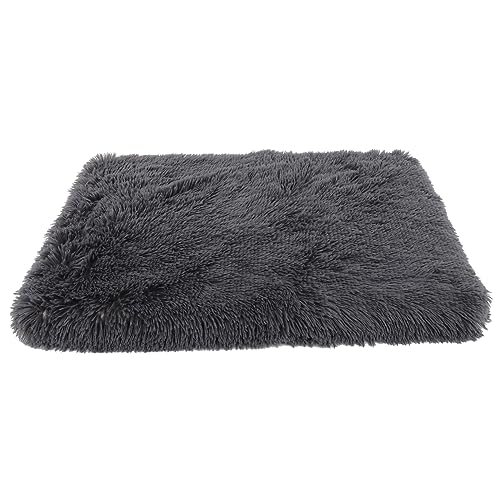 BUGUUYO Haustierstreu großes Hundebett Windeln für Haustiere gemütlich menschliches Hundebett katzenbett pet Bed Dog Bed Katze schlafkissen waschbares hundebett Flanell Dark Grey von BUGUUYO