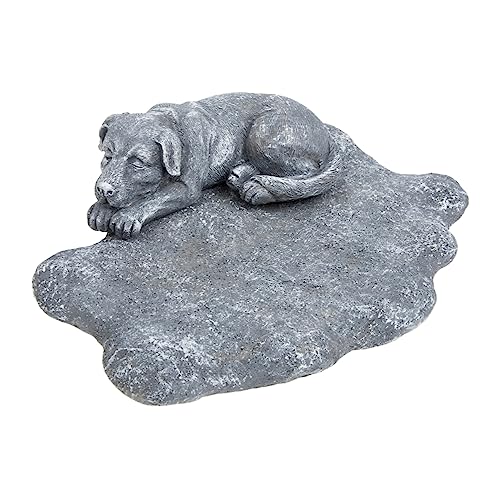 BUGUUYO Hundedenkmal hundegrabstein Dog Statue Tiergedenkstein mit Gravur Hundeurnen für Asche Grabstein zum Gedenken an Haustiere Grabsteine ​​für Grabsteine ​​für Haustiere Harz von BUGUUYO