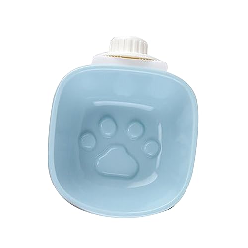 BUGUUYO Hundefutter pet Supplies Easy putz bläulich Cartoon Katze Fressnapf hängender Hundenapf abnehmbare Wasserschale Futternapf hängende Haustierschüssel Käfigmontierter Katzennapf Blue von BUGUUYO