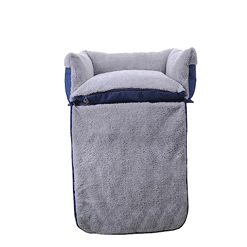 BUGUUYO Quadratische Hundehütte Weiches Material Hundebett Matte Wärme Sofa Multifunktionale Haustierprodukte Für Und Mittelgroße von BUGUUYO