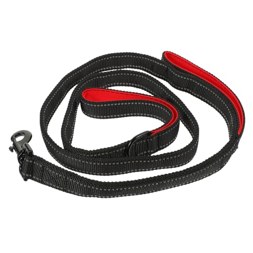 BUGUUYO Hundeleine Für Hunde Bequeme Zugleine Aus Strapazierfähigem Material Ideal Für Training Und Inklusive Tragbarer Kotbeutel Für Unterwegs 2 Meter Lang Ergonomischer von BUGUUYO