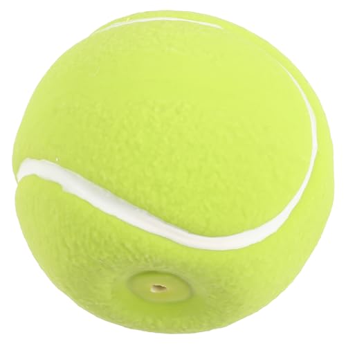 BUGUUYO Beißspielzeug für Hunde Quietschspielzeug für Hunde Kauball für Hunde interaktives Hundespielzeug Spielzeug für Welpen Teaser- für Haustiere grüner Tennisball für Hunde von BUGUUYO