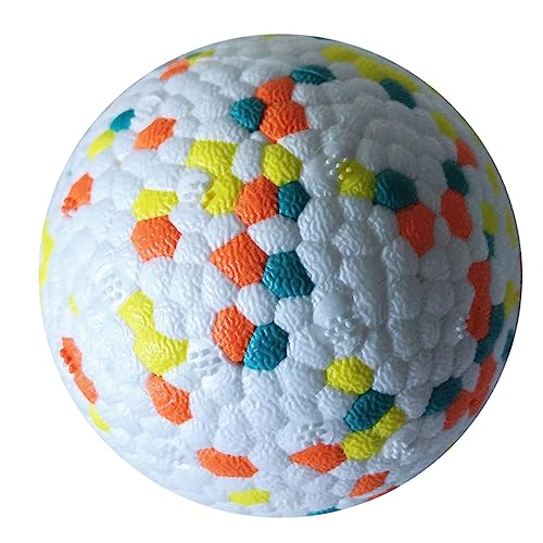 BUGUUYO Hundespielzeugball Lustige Hundespielzeuge Kleine Hundebälle Leckerliball Für Hunde Quietschend Interaktiver Hundeball Apportierspielzeug Für Hunde Welpen Hund Holen Hündchen E-TPU von BUGUUYO