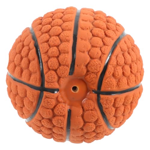 BUGUUYO Hundespielzeugball Lustiges Hundespielzeug Welpenbälle Basketballspielzeug Für Hunde Interaktives Spielzeug Für Welpen Hunde-schleppspielzeug Hundebälle Kleiner Hund Gummi Haustier von BUGUUYO