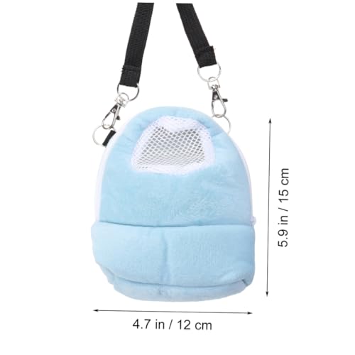 BUGUUYO Hundeträger Kleiner Reiserucksack Reisetasche Für Hunde Bubble Bird Reiseträger Tragetasche Für Haustiere Meerschweinchen Reisekäfig Tragbarer Papageienkäfig Vogel Träger Blue von BUGUUYO