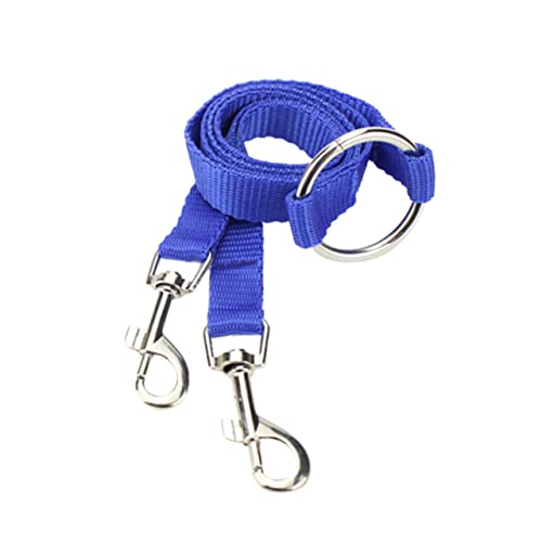 BUGUUYO Kabel zum Transport von Haustieren Hund Kabel binden Hundespielzeug Hundeabsorber doppelte hundeleine Doppelter Hundeleine Doppelleine für Hunde Kabel zum Schleppen von Hunden Blue von BUGUUYO