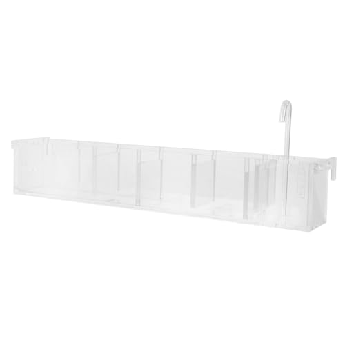 BUGUUYO Kasten Filter Für Fischbecken -bodenfilter Filterbox Für Aquarien Aquarienzubehör Aquarium Auf Filter Reinigungs-tropfbox Eingewöhnungsbox Wasserfallfilter Büro Acryl Sauber von BUGUUYO