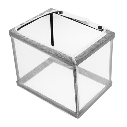 BUGUUYO Kasten Isolationsnetz Für Aquarien Separator Fisch-isolationsfall Aquarium Kindergarten Trennnetz Für Aquarien Betta-Aquarium Mit Trennwand Fall Fischzucht Black Plastik von BUGUUYO