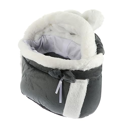 BUGUUYO Katzenrucksack Plüsch Weiches Haustierbett Outdoor-katzenunterstand Für Den Winter Katzenstreu Katzenzeltbett Katzenhütte Katzenhöhle Katze Schlafsack Flauschige Igel Reisen Stoff von BUGUUYO