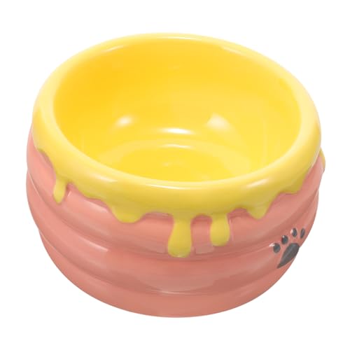 BUGUUYO Keramiknapf für Haustiere Hunde Futternäpfe für Haustiere Futternapf Slow Bowl für Welpen Hund wassernapf pet Water Bowl pet Food Container Katzennapf Welpennapf aus Keramik von BUGUUYO