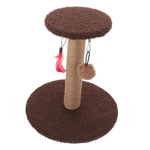 BUGUUYO Kratzbaum Für Katzen Katzenkratzer Für Drinnen Dekorativer Katzenkratzbaum Kratzbaum Für Kätzchen Kätzchen-Accessoire Dekorativer Katzenkratzer Kätzchen Versorgung Hanfseil von BUGUUYO