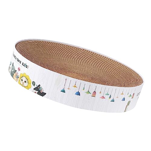 BUGUUYO Kratzbaum Für Katzen Kratzbäume Für Katzen Kratzspielzeug Für Katzen Kratzschutz Für Katzen Katzenkratzer Aus Pappe Kratzunterlage Für Katzen Katzenband Katzenball Brown Wellpapier von BUGUUYO