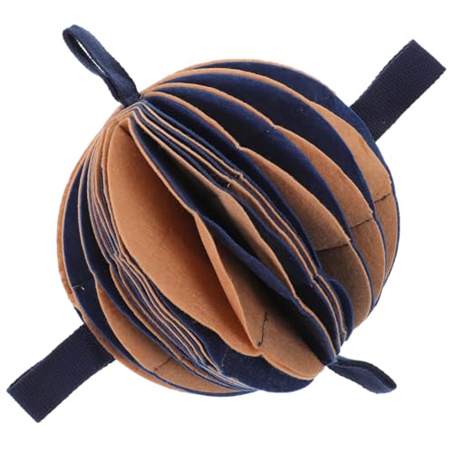 BUGUUYO Kugel fehlt Hundepuzzle Welpenspielzeug Quietschspielzeug für Hunde Haustier Ball Interactive Dog Toys intelligenzspielzeug hundezug Indoor- für Hunde Polyester von BUGUUYO