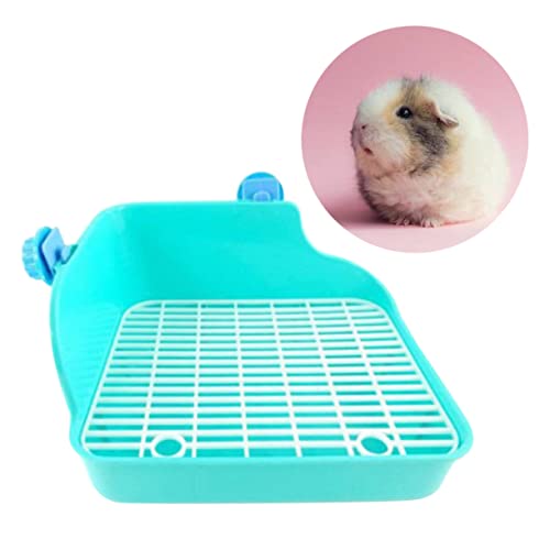 BUGUUYO Lacework Töpfchen Trainer Hamster klo kaninchentoilette kaninchenklo Kleintier-Klo Hasen klo Kaninchentopf Hasenstall Töpfchentrainer für Frettchen Kaninchen-Töpfchentrainer Green von BUGUUYO