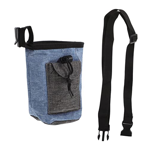 BUGUUYO Leckerli-Tasche für Haustiere Tragetasche für Hunde hundetasche träger Bausatz Dog Treat Bag Hundetrainingstasche Outdoor-Lebensmitteltasche tragbare Leckerlitasche Polyester Blue von BUGUUYO