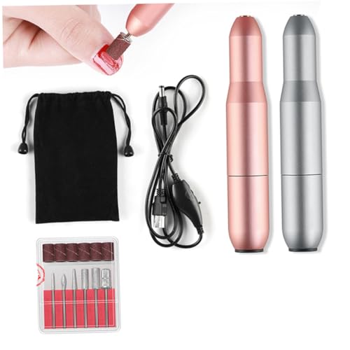 BUGUUYO Nagel Nail Care Set Nail+Care+Pen Nail Liquid nailflo Nails Care Pen Nail foil Schleifwerkzeug Profi-Tools Bohrer für nägel Professional Schleifer Elektrowerkzeuge Golden von BUGUUYO