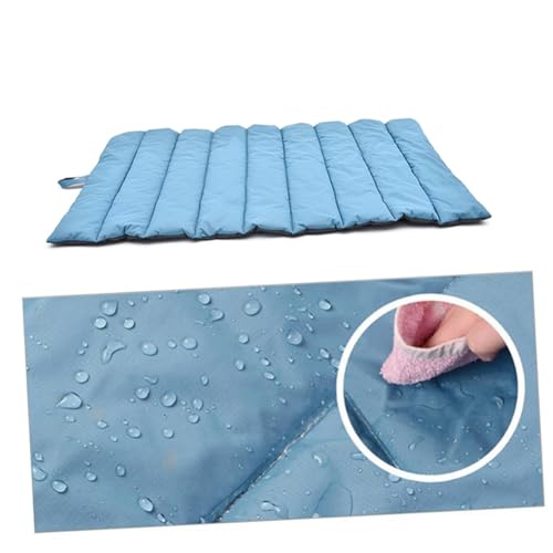 BUGUUYO Picknick-strandmatte Schlafmatte wasserdichte Hundedecke Hundematte Blue von BUGUUYO