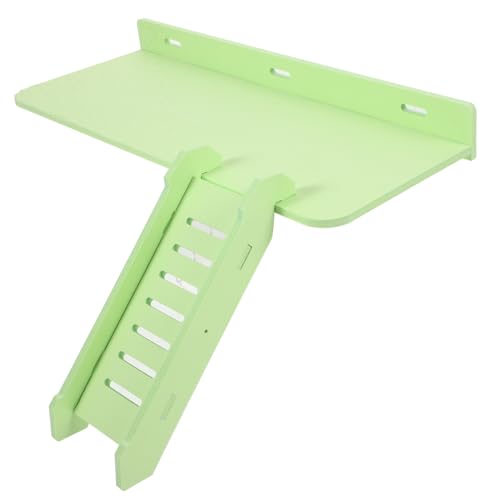 BUGUUYO Plattform für Hamster hamsterspielzeug Hamster Hamsterkäfigzubehör Hamsterkletterplattform Jumbo Tiere Hund Hamster Plattform Hamsterkäfig PVC Light Green von BUGUUYO