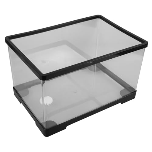 BUGUUYO Schildkrötentank Zuchtbox Acryl Kunststoff Aquarium Desktop Fischtank für Wohnkultur von BUGUUYO