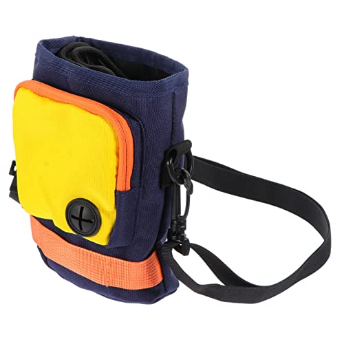 BUGUUYO Snack-Trainings-gürteltasche Hunde Haustier Hündchen Spender Tasche Zum Gassigehen Mit Dem Hund Bausatz Welpentrainingsangebot Beutel Behandeln Polyester Yellow von BUGUUYO