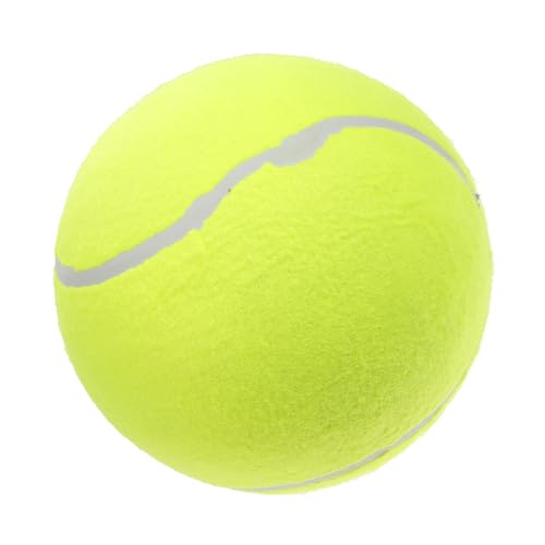 BUGUUYO Tennisball Für Haustiere Kauspielzeug Aufblasbares Tennisballspielzeug Riesenball Für Haustier Großer Tennisball Kugelspielzeug Riesiger Tennisball Große Tennisbälle Gummi von BUGUUYO