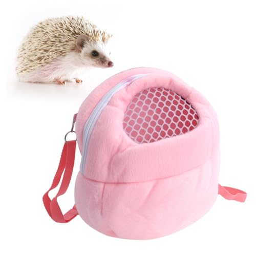 BUGUUYO Mini-Hamster Eichhörnchen Igel Kaninchen tragbare Tasche Kleiner Haustier-Rucksack Outdoor-Reisetasche Größe L von BUGUUYO