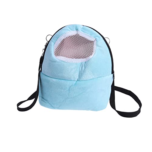 BUGUUYO Tragetasche für Haustiere Papageienträger Reisetasche für Hunde Guinea-Reisekäfig Bubble Bird Reiseträger Hamster tragen Hamster transportbox Hamstertransportbox Hundeträger Blue von BUGUUYO